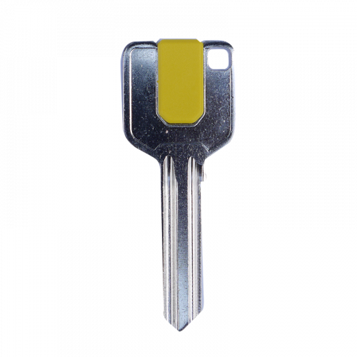 No Logo with additive - Yellow colour Insert for Custom Key - Pantone 012C
