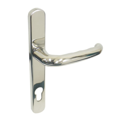 Nanocoast SS316 Handle 243mm Backplate - 92mm Centres - GOLD - Standard and DDA Compliant