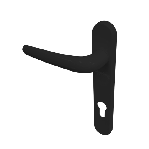 Door Handle Aluminium - Black