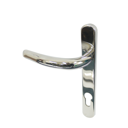 Nanocoast Door Handle 219mm Backplate - 92mm Centres - Mirror Polished SS