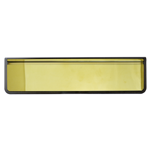 Doormaster Letterplate 12" 40/80 Gold Flap
