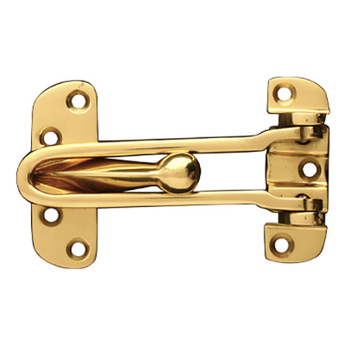 Door Restrictor Polished Brass