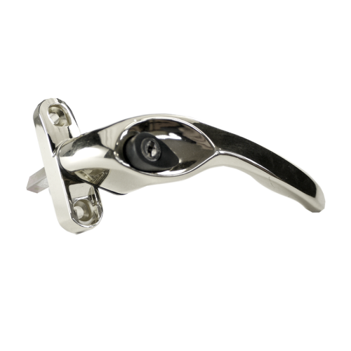 Cranked Espag Handles 35mm spindle - Chrome - Right