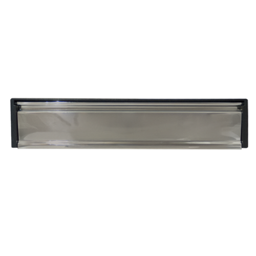 Framemaster Letterplate 12" 20/40 Silver Anodised Flap