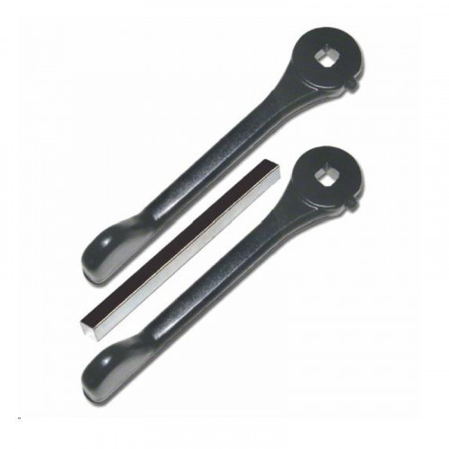 Fullex Old Patio Lever and Spindle Pack in Black