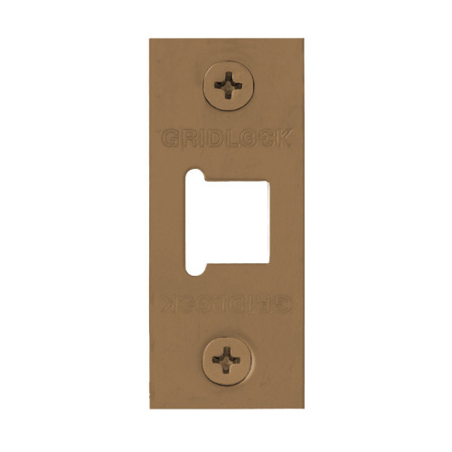 52.20/14 BRONZE TUB LATCH FOREND/STRIKE
