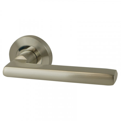 MATIZ POL'D NICKEL / SATIN NICKEL LEVER ON ROSE