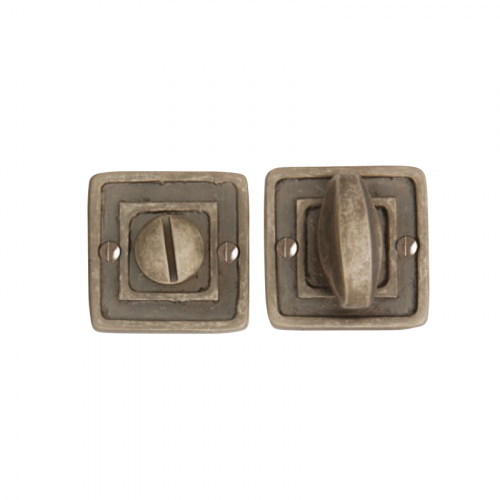 BLACK NICKEL AGED SQ BATHROOM TURN/REL