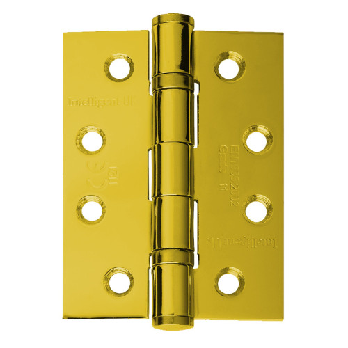 100 X 75 MM BRASSED 2BB BUTT HINGE CE11