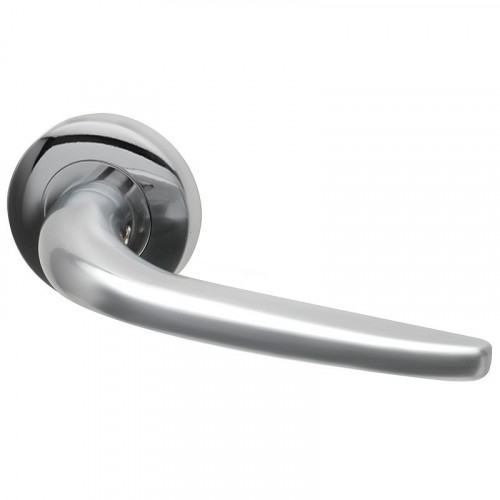 OLYMPUS POL'D CHROME LEVER ON ROSE S5211