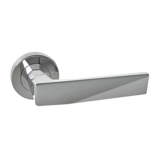 62-16E MONZA POL CHROME LEVER ON ROSE