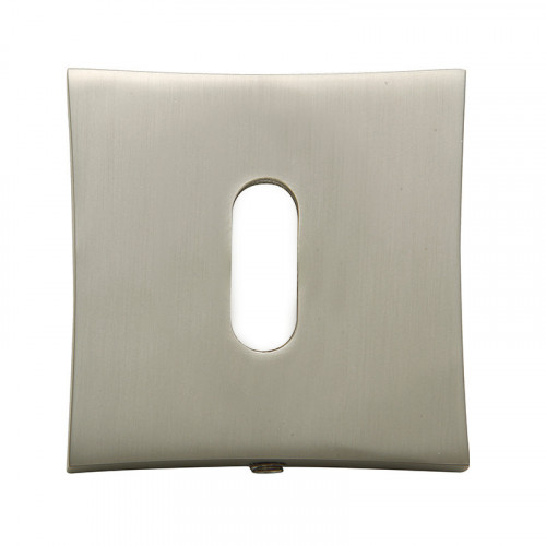 13E POL'D CHROME SQUARE KEY ESCUTCHEON