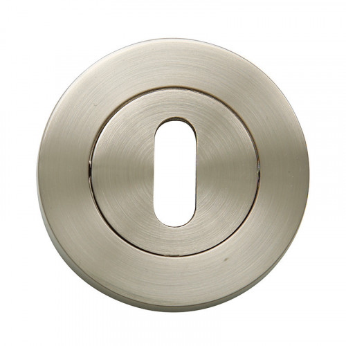 16E ORO SATIN NICKEL STD KEY ESCUTCHEON