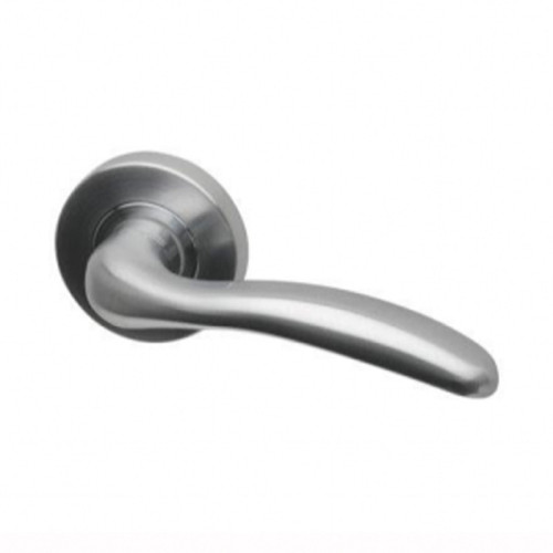 SCORPIO SATIN CHROME LEVER ON ROSE S5287