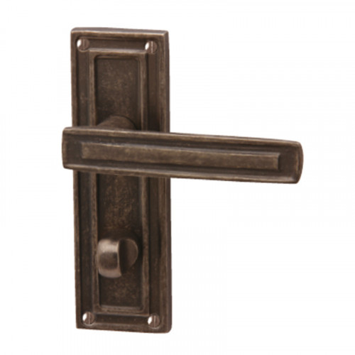 TUDOR BLACK AGED NICKEL BATHROOM FURN