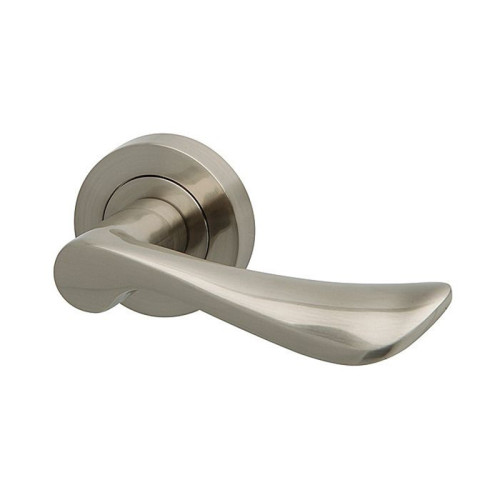 WORCESTER SATIN NICKEL LEVER ON ROSE