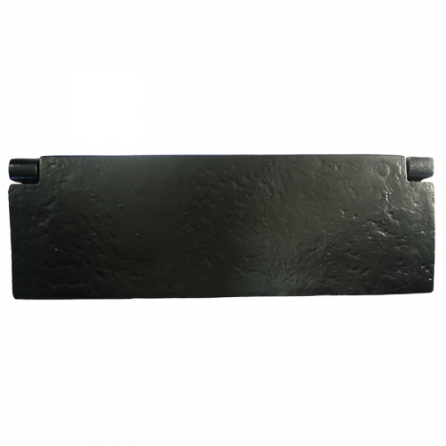 Black Iron Internal Letterplate Tidy Plain