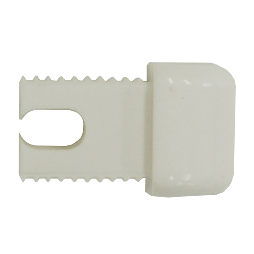 16mm White End Plug for Patio Lock