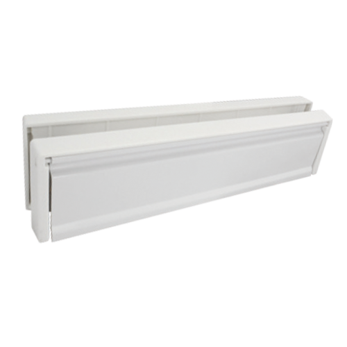 Petit Letterplate 10" 40/80 White on White