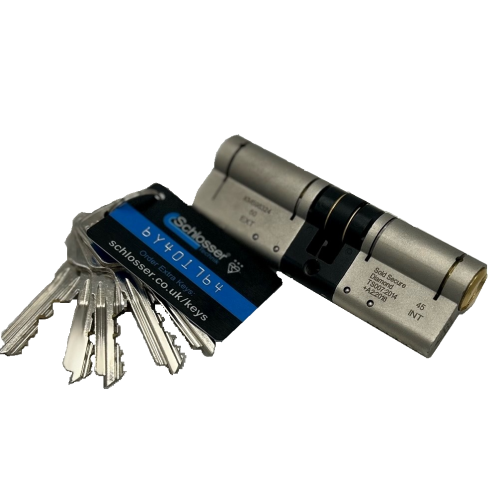 3* Euro Cyl 50/50 Dual Finish