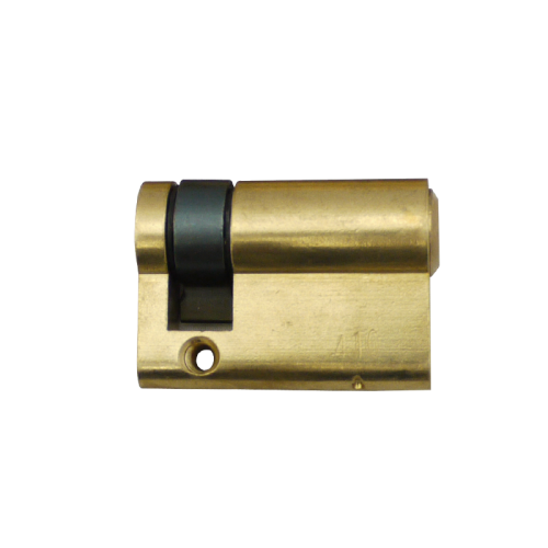 TL Specification Anti Drill cylinder - 30/10 - Half Cylinder - Brass