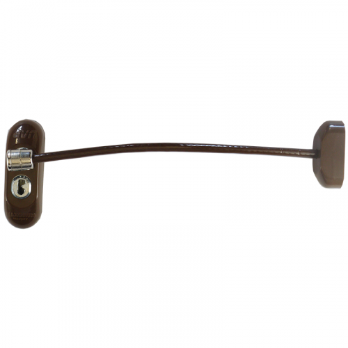 Max6mum Security Window Security Restrictor - Bulk Pack - Brown