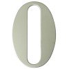 3" No. 0 Times Roman Numeral Silver Anod Self Adhesive