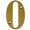 3" No. 0 - 1.6mm Stamped Times Roman Brass Numeral E/p