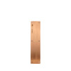 Rectangular Push Plate Square Corners 330 x 75 x 1.5mm G304 - Armasmart with Copper coating finish