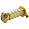 Standard Door Viewer 38-63mm in Brass with PVD Head - SBD Approved