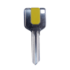 No Logo with additive - Yellow colour Insert for Custom Key - Pantone 012C