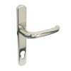 Nanocoast SS316 Handle 243mm Backplate - 92mm Centres - GOLD - Standard and DDA Compliant