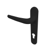 Door Handle Aluminium - Black