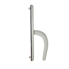 Nanocoast Handle for Fullex Gemini, SL16 and Type A Case - 243mm Backplate - 68mm Centres - White SS316