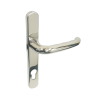 UAP Nanocoast Duo Pad Door Handle - 243mm Backplate and 92mm Centres