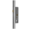 Powder Coated White Universal Gemini Double Door Lock Kit - Left Hand Open Out