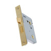 Intelligent Hardware Retail 51.07 65mm Mortice Bathroom Lock in Evershine Brass - Blister Packed