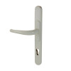 Intelligent Hardware Adapt A-Lever Euro Profile Lever Handle in White