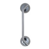 Intelligent Hardware Amethyst Dual Finish Pull Handle in Polished Chrome / Matt Nickel