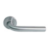 19mm Straight Lever On Rose Satin Stainless Steel