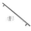 Pull Handle Pillar BT 1350 x 32mm 1200mm Centres G304 Satin Stainless Steel