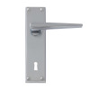 CONTEMPORARY SATIN CHROME LOCK FURNITURE