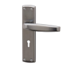 DECO Bathroom Lock Handle - Black Nickel Plate