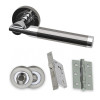 TURQUOISE PCP/BLK - BATHROOM DOOR PACK