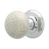 CRACKLE PORCELAIN KNOB WITH PCP CON ROSE