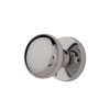 POL'D CHROME MUSHROOM MORTICE KNOB FURN