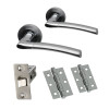 Intelligent Hardware Developer Falcon Bathroom Pack in Chrome Plated / Satin Nickel