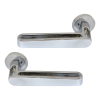 Lyra Internal Handle Range Round Rose Lift Lever Advance Polished Chrome Plate finish IDHR9