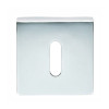15E POL'D CHROME SQ.SQ STDKEY ESCUTCHEON