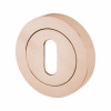 15E ROSE GOLD SQ STD KEY ESCUTCHEON 24K